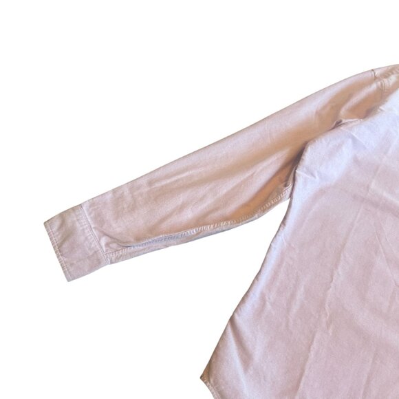 Taylor Stitch 100% Organic Cotton Light Pink Button Down Shirt Top Size 46 XL - Picture 3 of 12